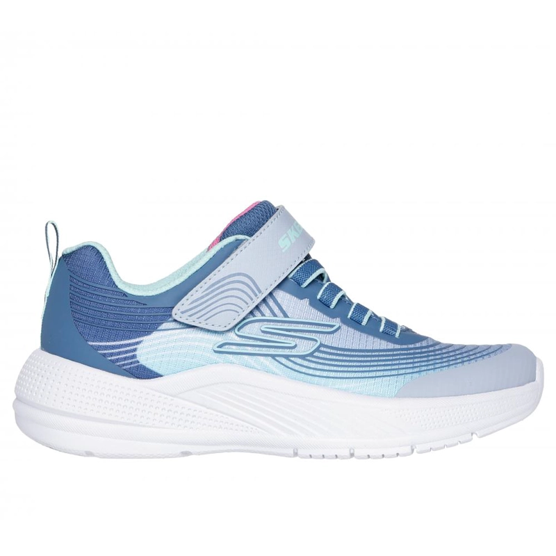 ZAPATILLA NIÑA MICROSPEC ADVANCE CELESTE SKECHERS - 1
