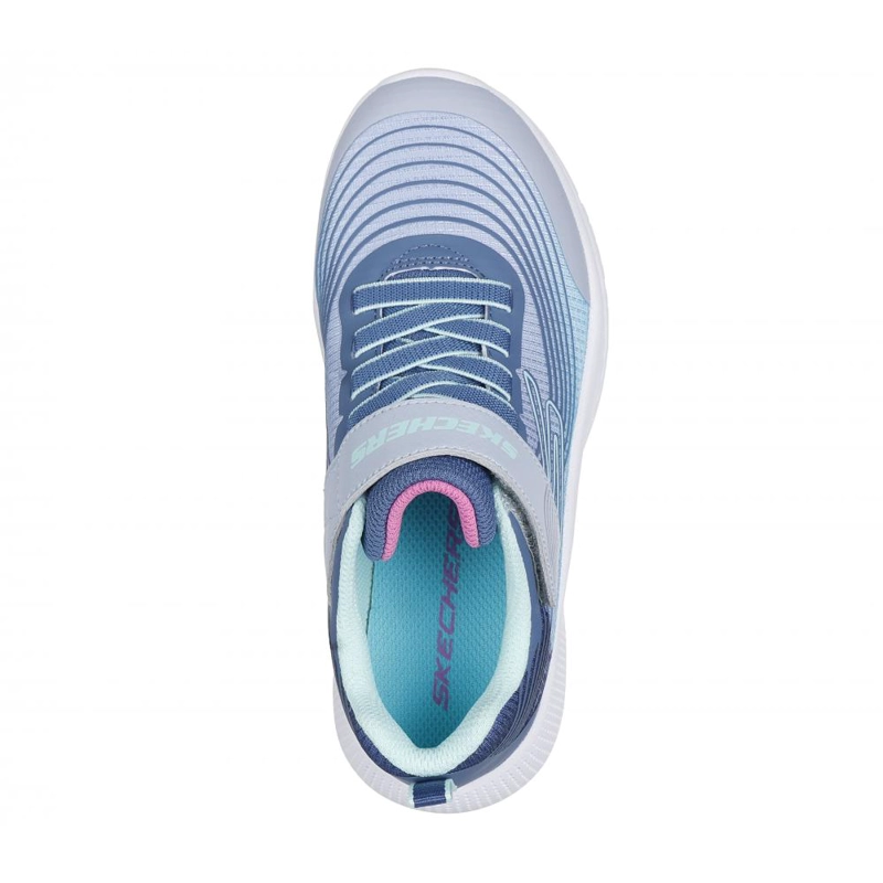 ZAPATILLA NIÑA MICROSPEC ADVANCE CELESTE SKECHERS - 2