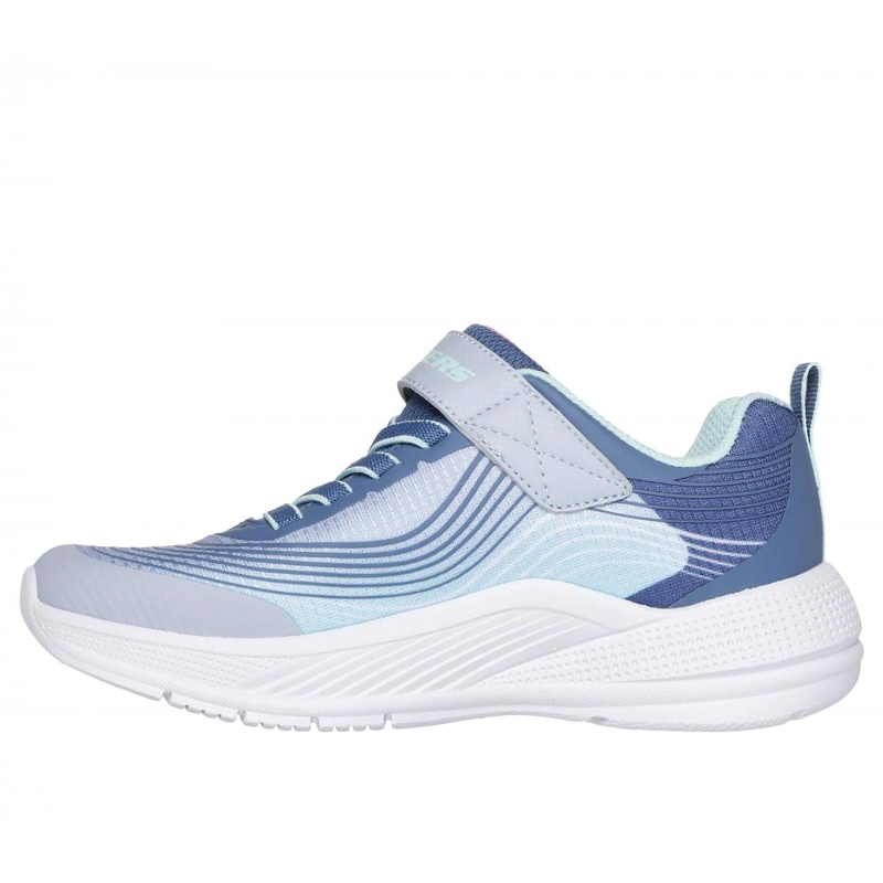 ZAPATILLA NIÑA MICROSPEC ADVANCE CELESTE SKECHERS - 4