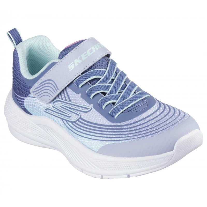 ZAPATILLA NIÑA MICROSPEC ADVANCE CELESTE SKECHERS - 5