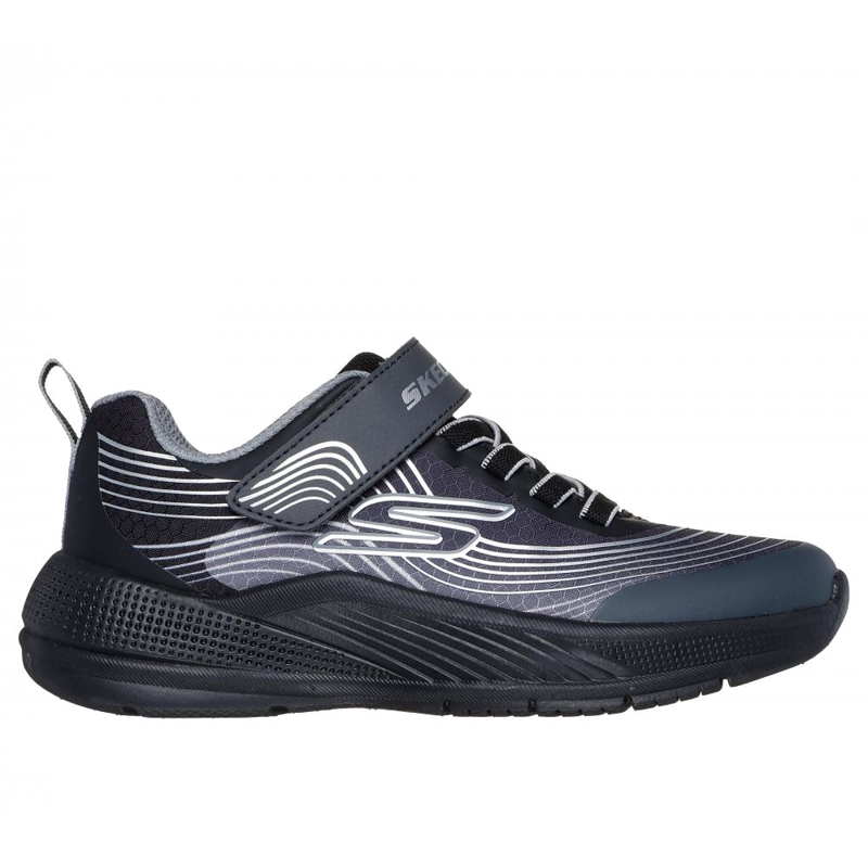 ZAPATILLA NIÑO MICROSPEC ADVANCE NEGRA SKECHERS - 1