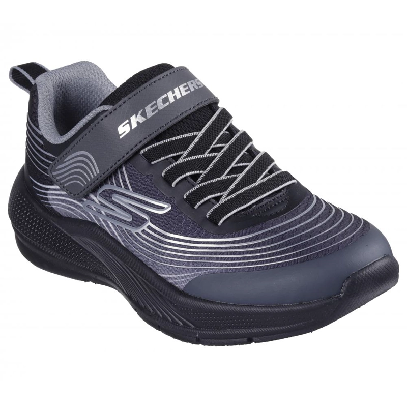 ZAPATILLA NIÑO MICROSPEC ADVANCE NEGRA SKECHERS - 5