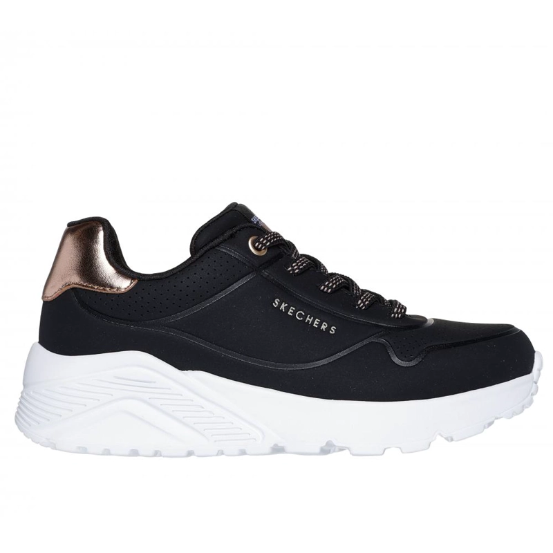 ZAPATILLA NIÑA UNO LITE NEGRO SKECHERS - 1