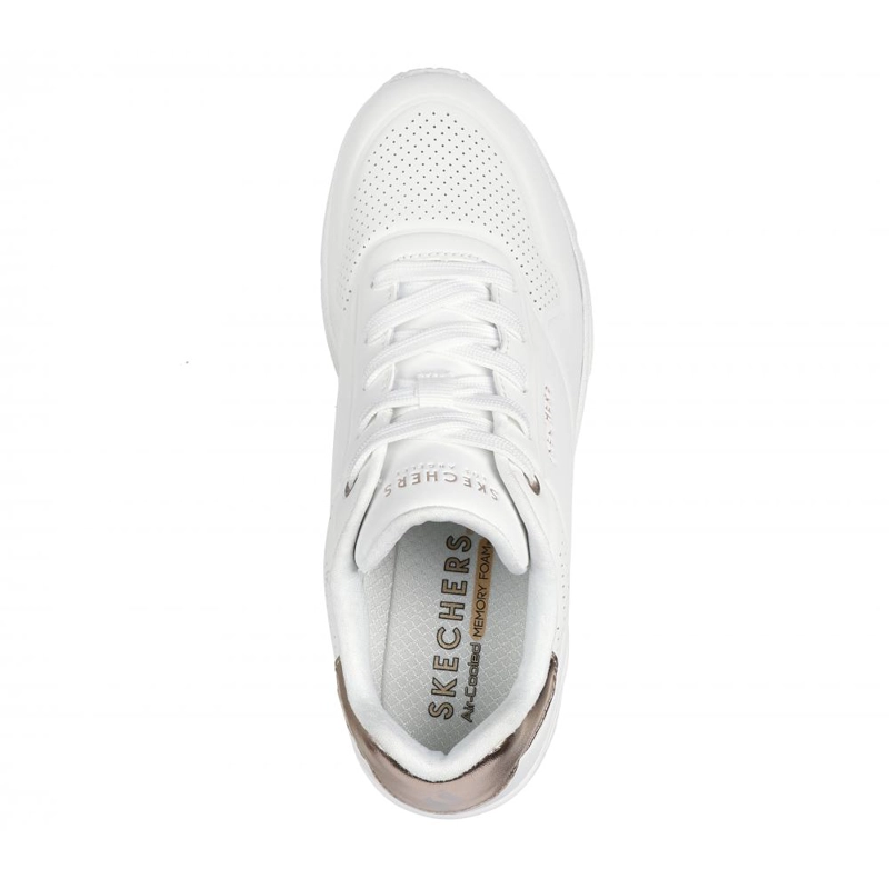ZAPATILLA MUJER UNO WEDGE HI STEPS BLANCO SKECHERS - 2