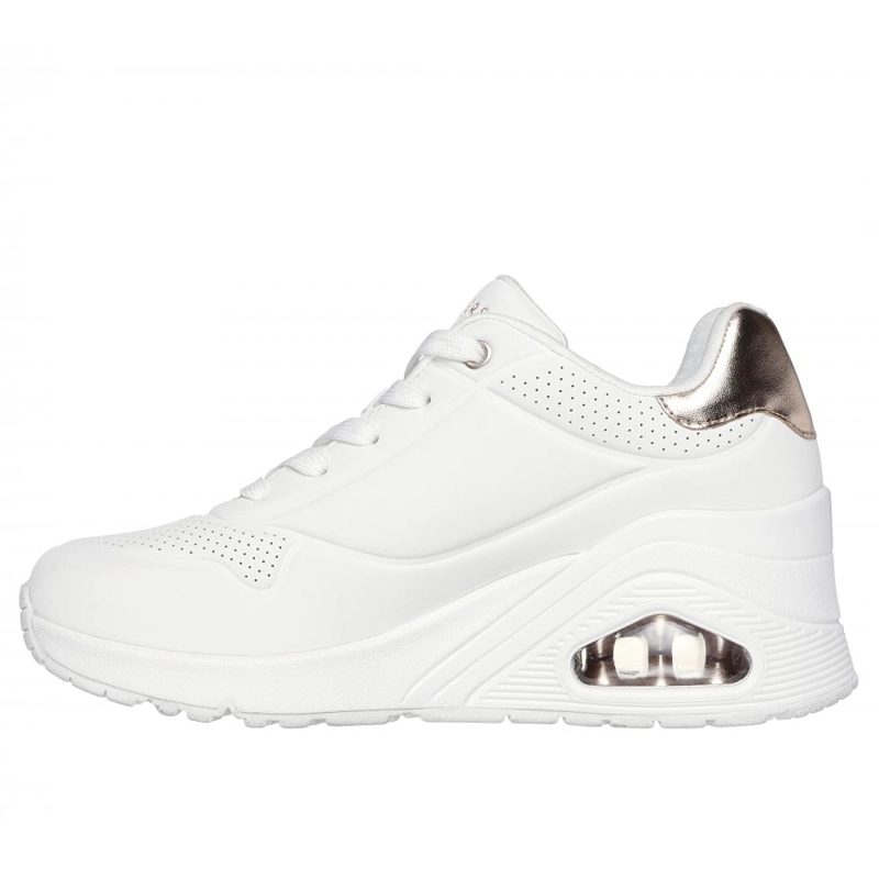 ZAPATILLA MUJER UNO WEDGE HI STEPS BLANCO SKECHERS - 4