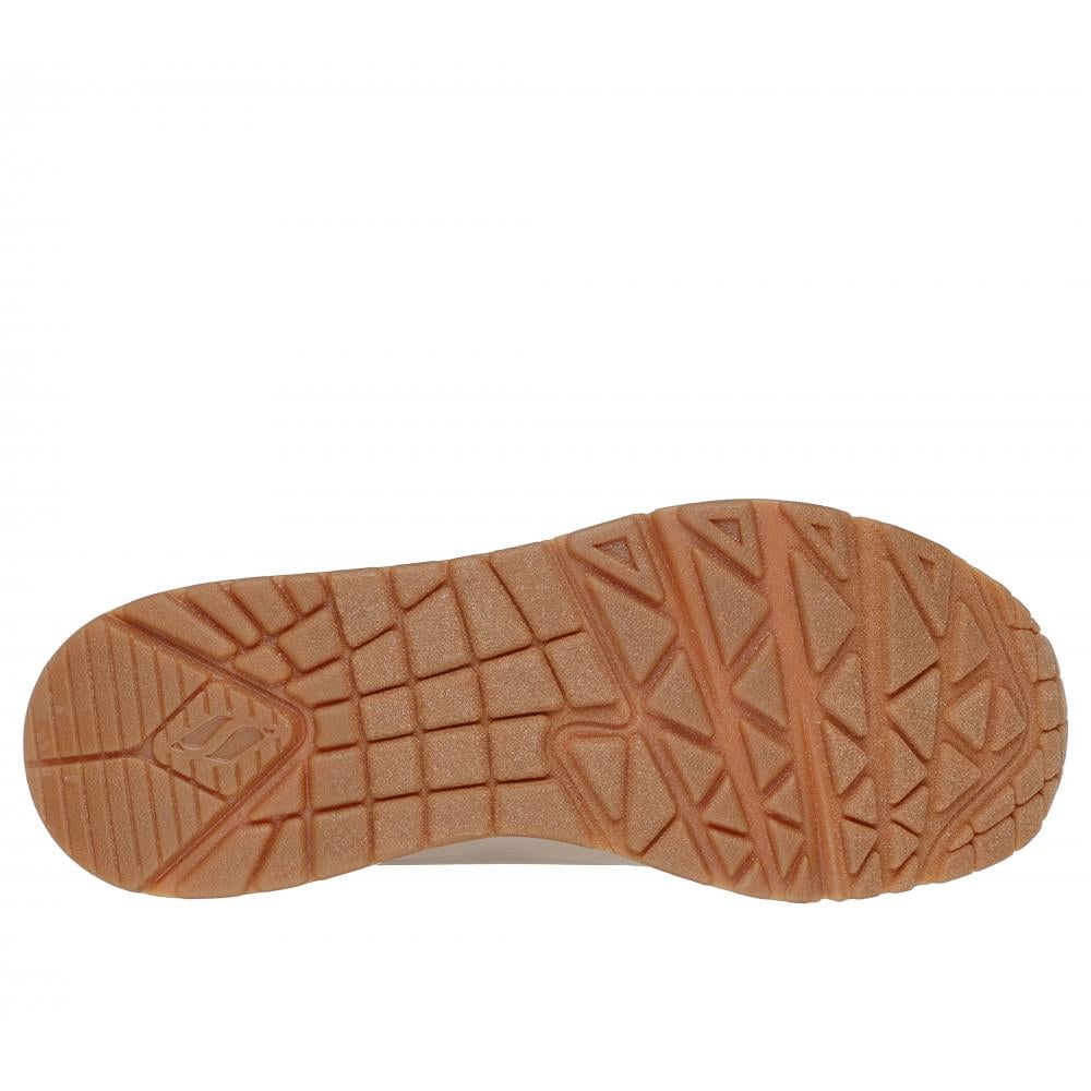ZAPATILLA MUJER UNO SHIMMER AWAY BEIGE SKECHERS - 3
