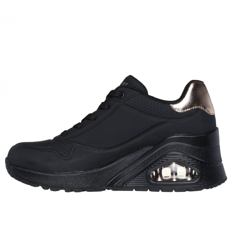 ZAPATILLA MUJER UNO WEDGE HI STEPS NEGRO SKECHERS - 4