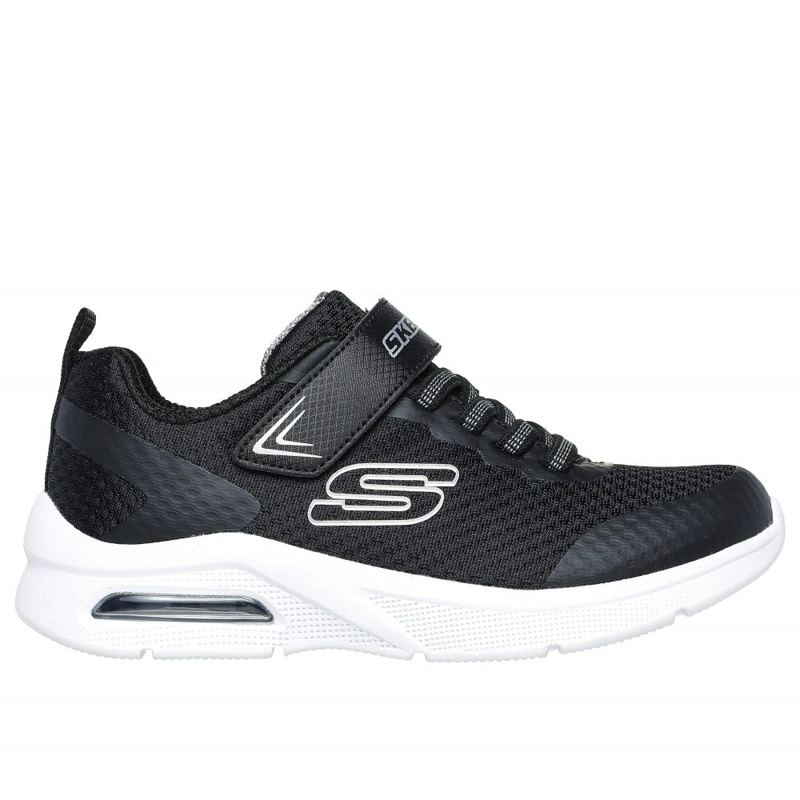 ZAPATILLAS NIÑO SKECHERS NEGRO 403818LBLK MICROSPEC MAX VAPTIX - 1