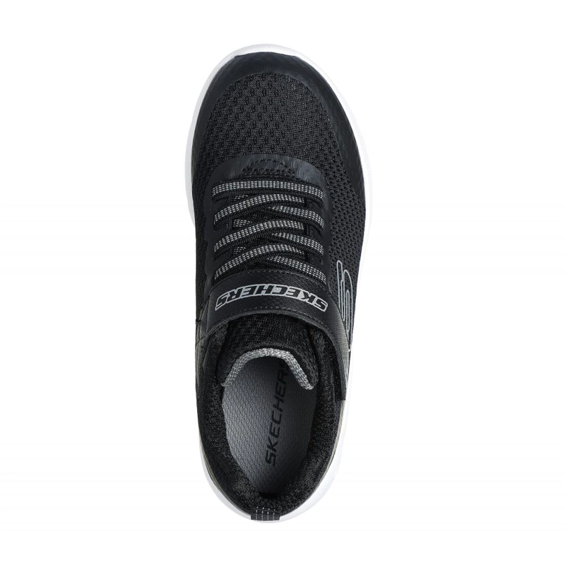 ZAPATILLAS NIÑO SKECHERS NEGRO 403818LBLK MICROSPEC MAX VAPTIX - 2