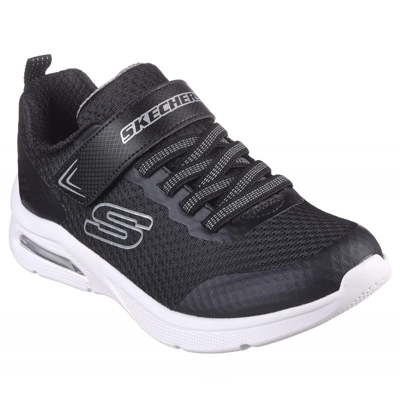 ZAPATILLAS NIÑO SKECHERS NEGRO 403818LBLK MICROSPEC MAX VAPTIX - 5