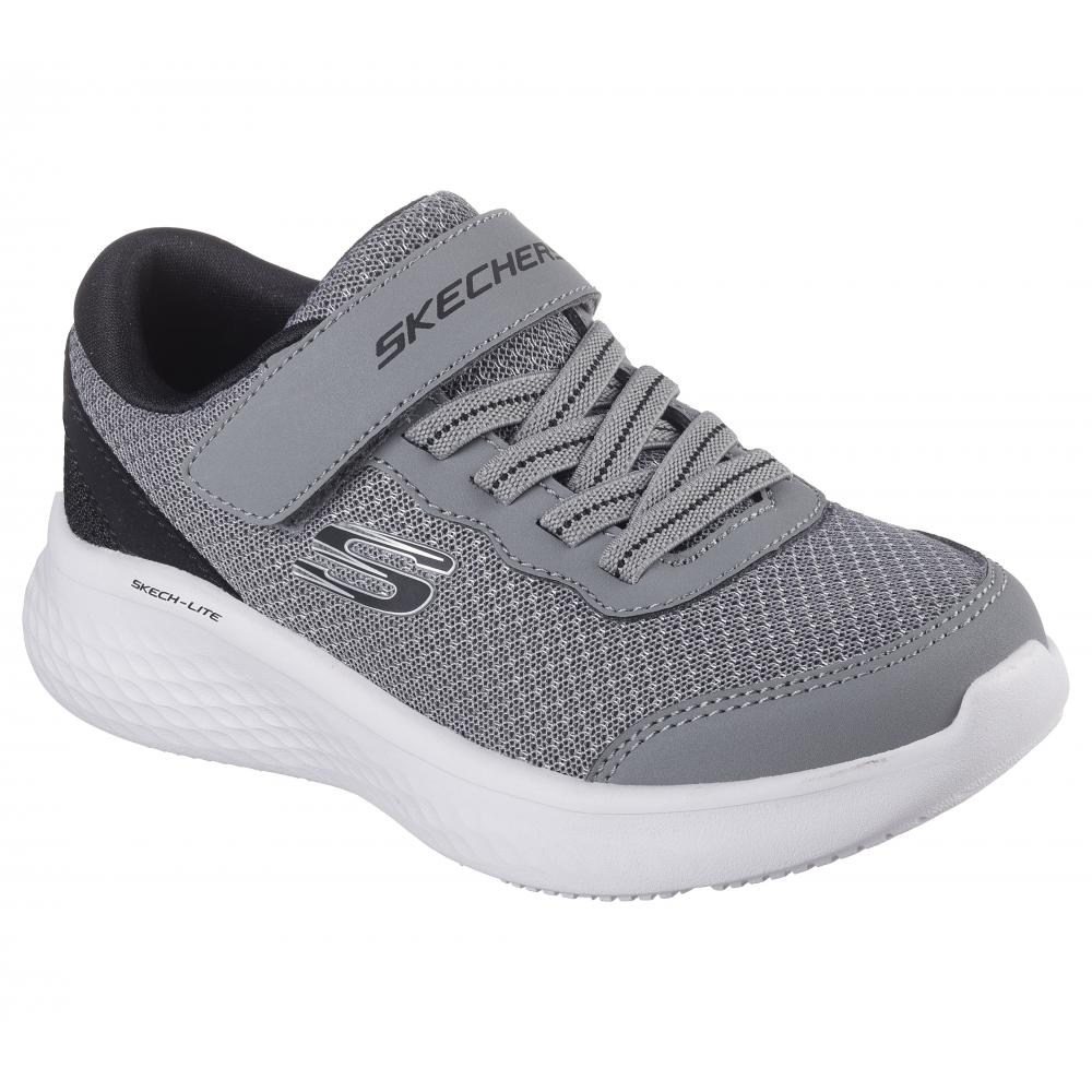 ZAPATILLAS NIÑO SKECHERS GRIS 404015LGYBK LITE PRO SPRINT SURGE - 5