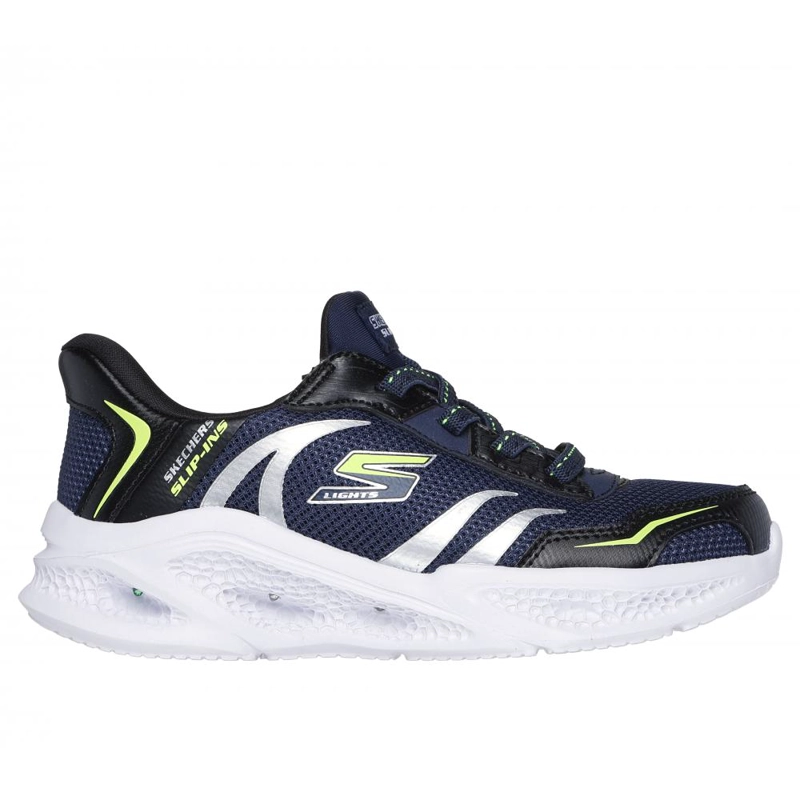 ZAPATILLAS NIÑO SKECHERS AZUL 403848LNVBK SLIP-INS METEOR-LIGHTS - 1