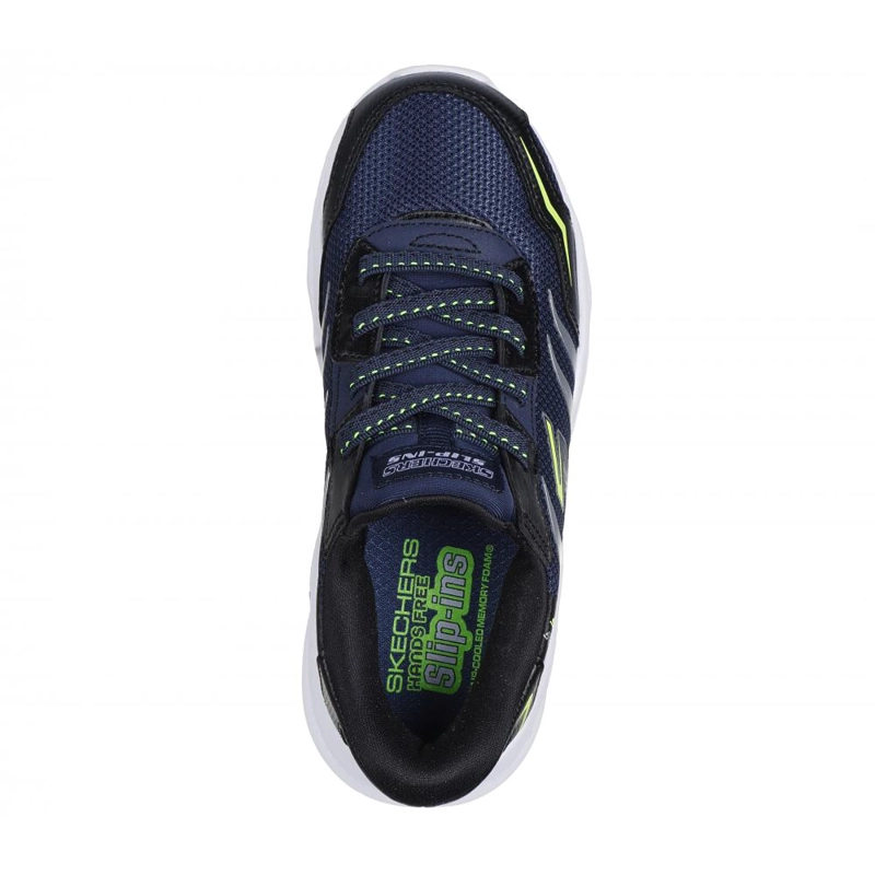 ZAPATILLAS NIÑO SKECHERS AZUL 403848LNVBK SLIP-INS METEOR-LIGHTS - 2
