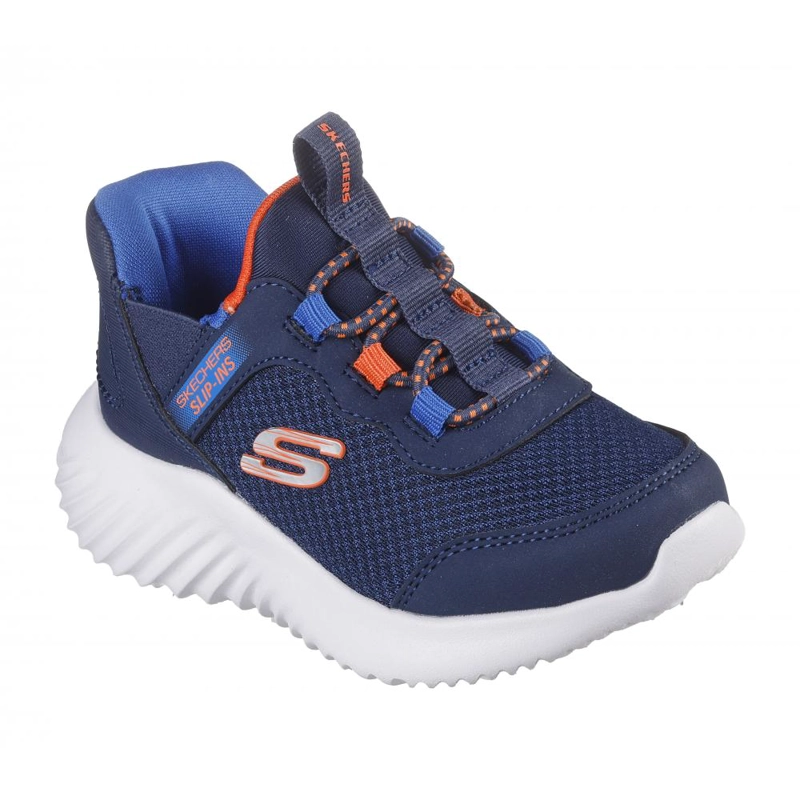 ZAPATILLAS NIÑO SKECHERS AZUL 403822NNVBL SLIP-INS BOUNDER I - 5