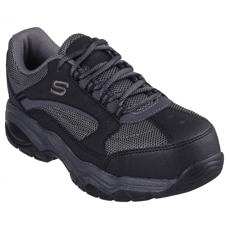 ZAPATO MUJER WORK BISCOE ST NEGRO SKECHERS - 5