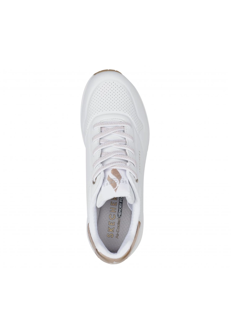 ZAPATILLA MUJER UNO SHIMMER AWAY BLANCO SKECHERS - 3