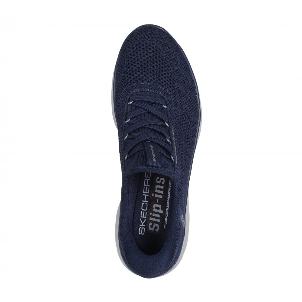 ZAPATILLA HOMBRE SUMMITS PERFO AZUL SKECHERS - 2