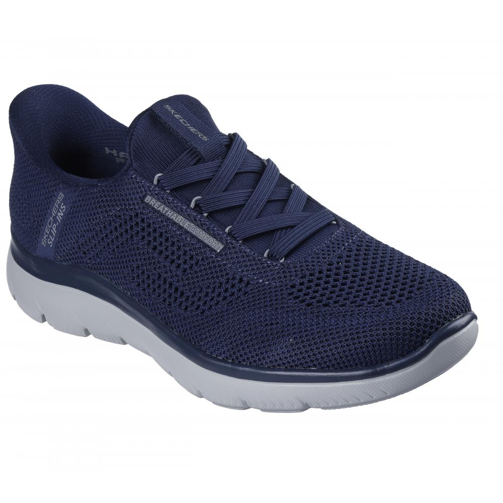 ZAPATILLA HOMBRE SUMMITS PERFO AZUL SKECHERS - 5
