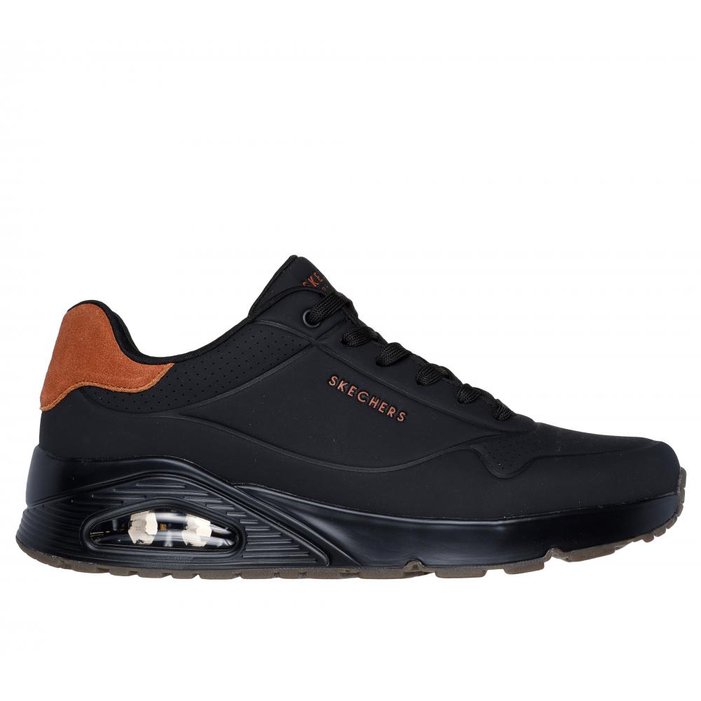 ZAPATILLA HOMBRE UNO SUITED ON AIR NEGRO SKECHERS - 1