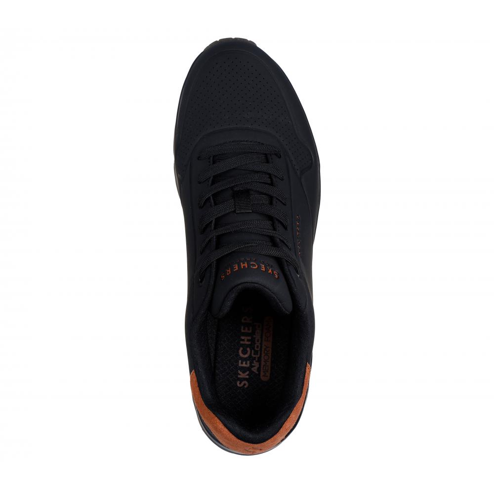 ZAPATILLA HOMBRE UNO SUITED ON AIR NEGRO SKECHERS - 2