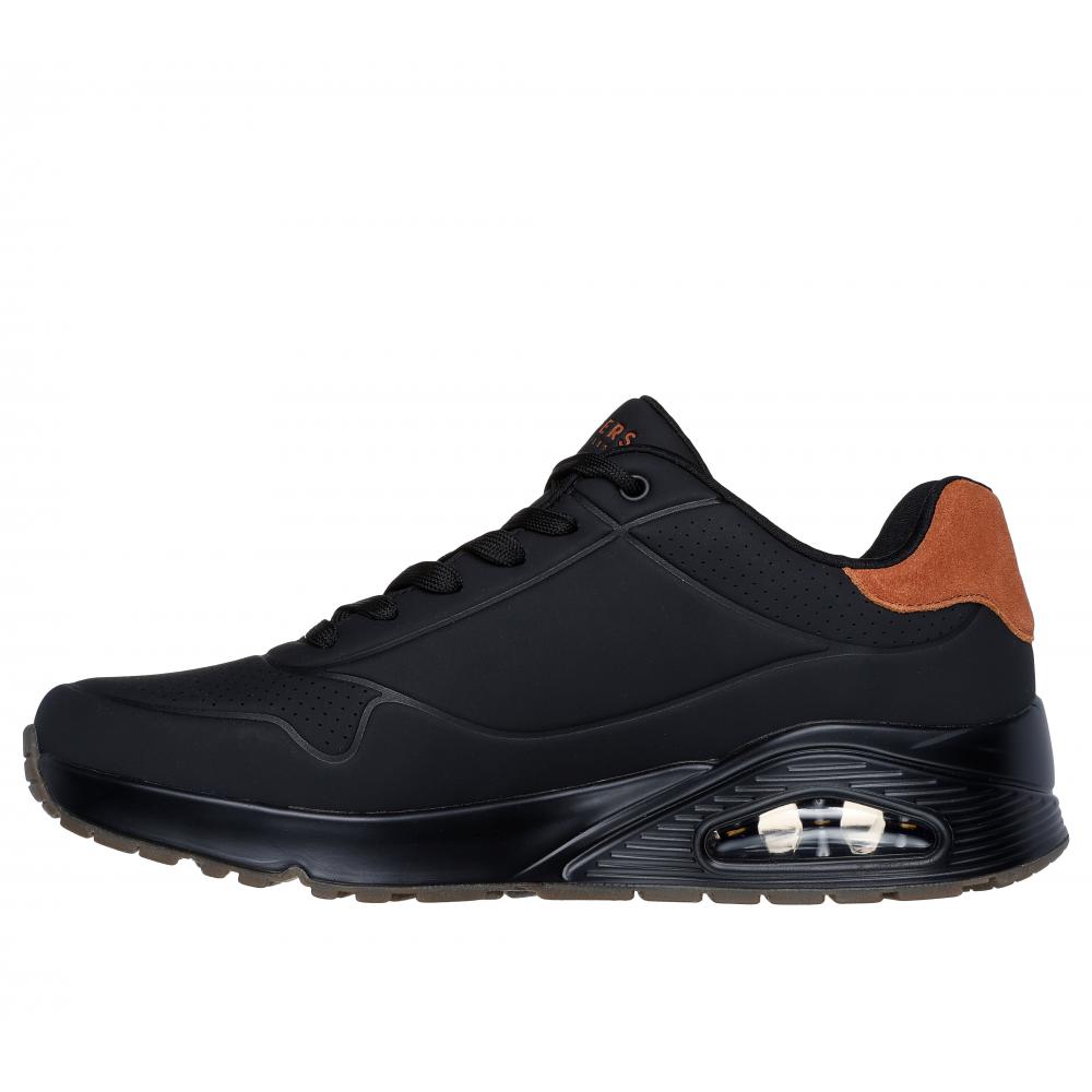 ZAPATILLA HOMBRE UNO SUITED ON AIR NEGRO SKECHERS - 4