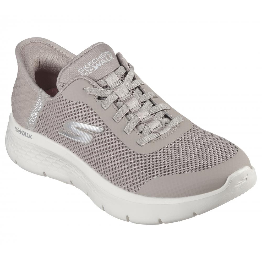 ZAPATILLA MUJER GO WALK FLEX GRAND ENTRY BEIGE SKECHERS - 5