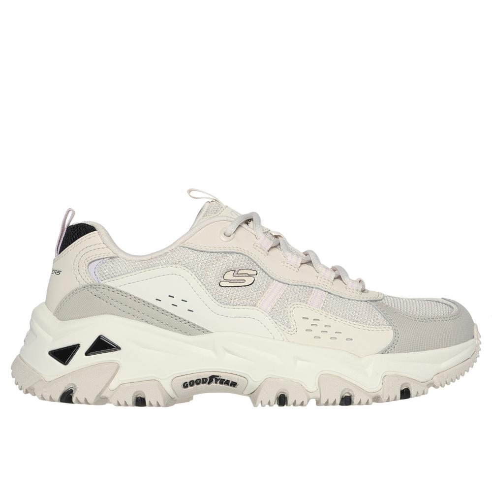 ZAPATILLA MUJER D'LITES HIKER BEIGE SKECHERS - 1