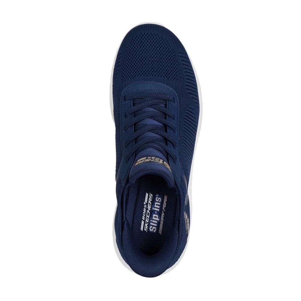 ZAPATILLA MUJER BOBS SQUAD CHAOS CURRENT MU AZUL SKECHERS - 2