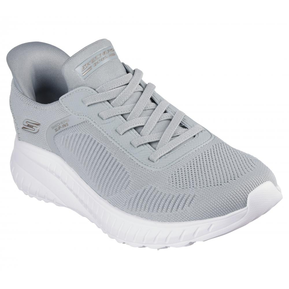 ZAPATILLA MUJER BOBS SQUAD CHAOS CURRENT MU CELESTE SKECHERS - 5