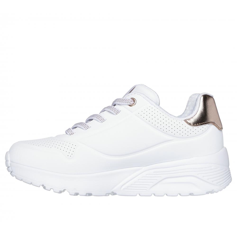 ZAPATILLA NIÑA UNO LITEMETALLIC MODE BLANCO SKECHERS - 4