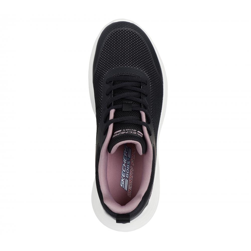 ZAPATILLA MUJER BOBS SQUAD WAVES NEGRO SKECHERS - 2
