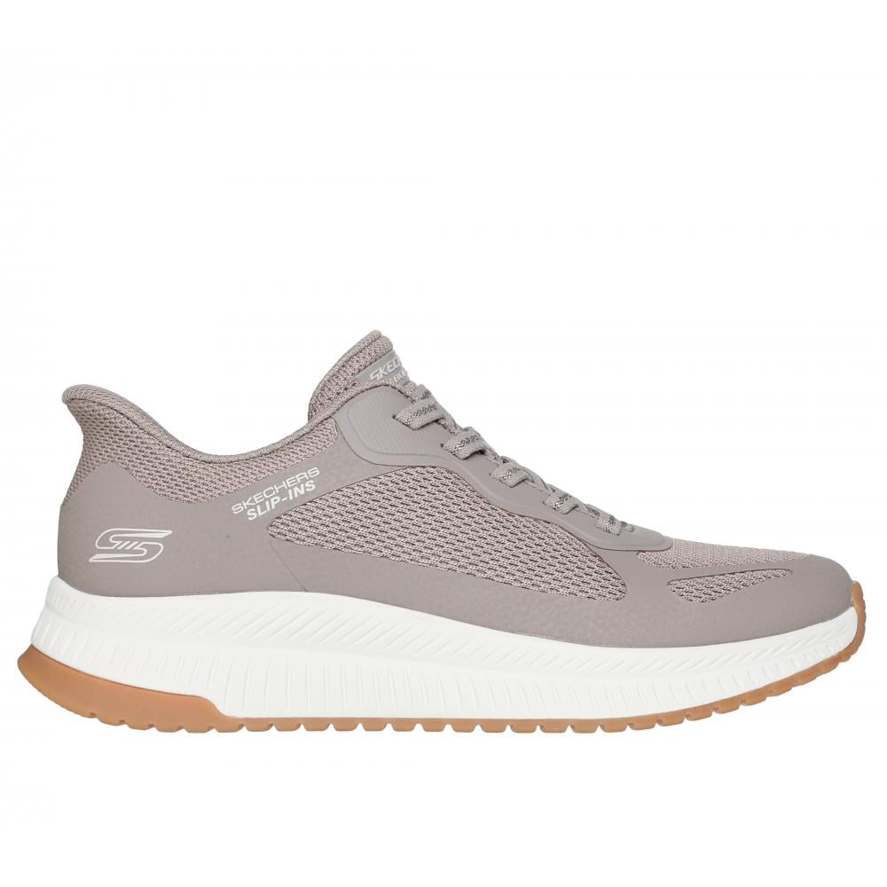 ZAPATILLA MUJER BOBS SQUAD 4 BEIGE SKECHERS - 1