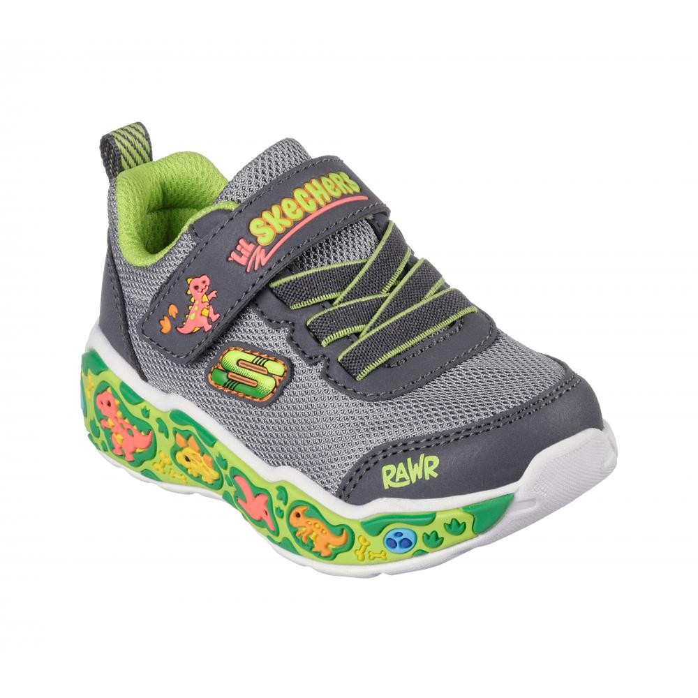 ZAPATILLA NIÑO PLAY SCENE GRIS SKECHERS - 5