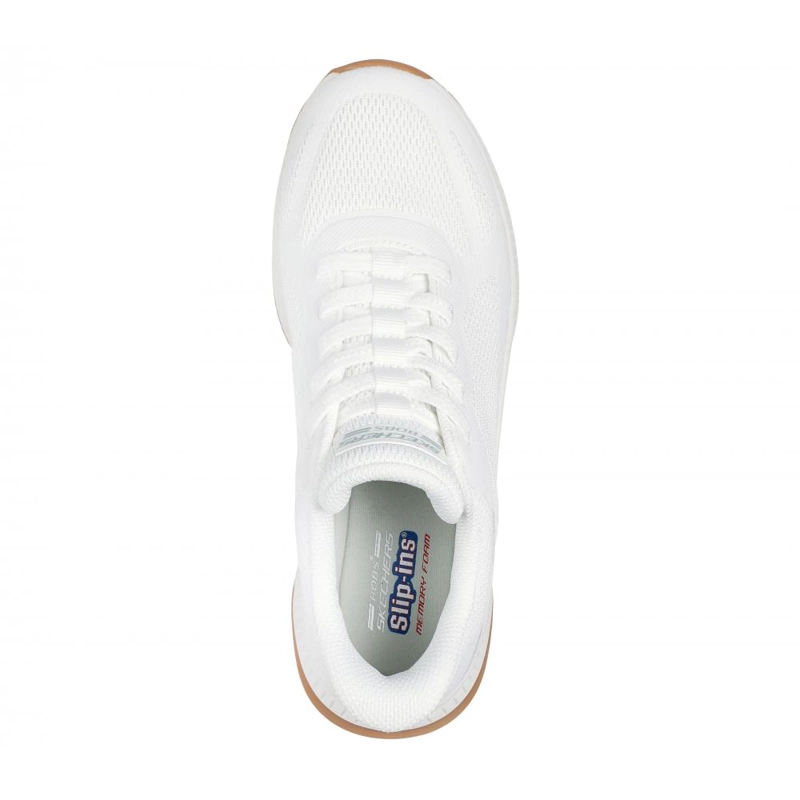 ZAPATILLA MUJER BOBS SQUAD 4 BLANCO SKECHERS - 2