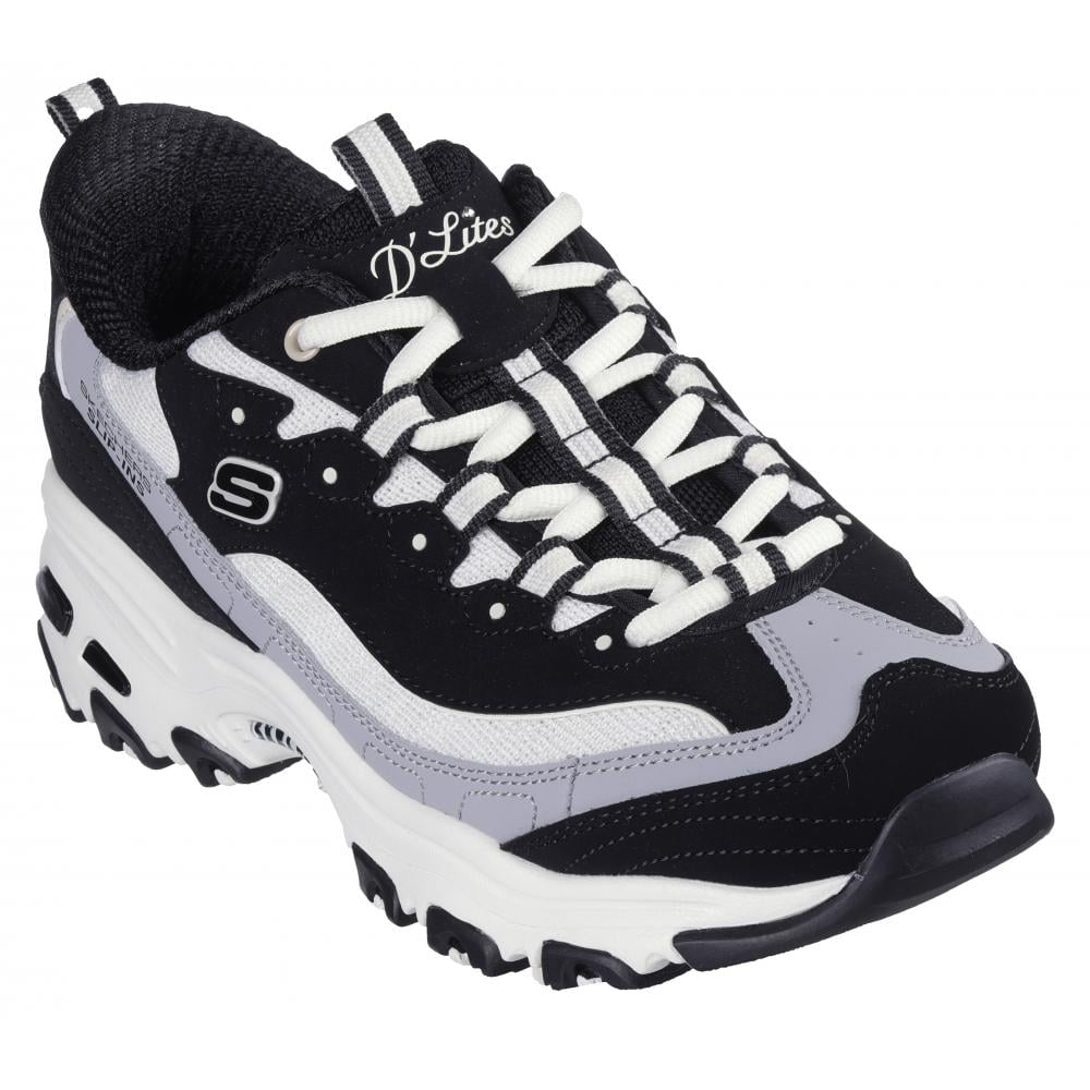 ZAPATILLA MUJER D'LITESSMOOTH NOSTALGIA NEGRO SKECHERS - 5