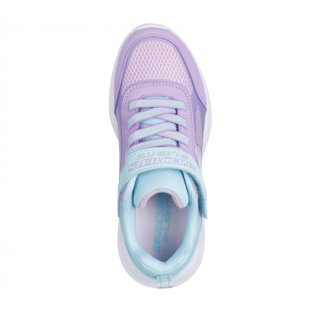 ZAPATILLA NIÑA SOLA GLOW OMBRE DELUX AZUL SKECHERS - 2