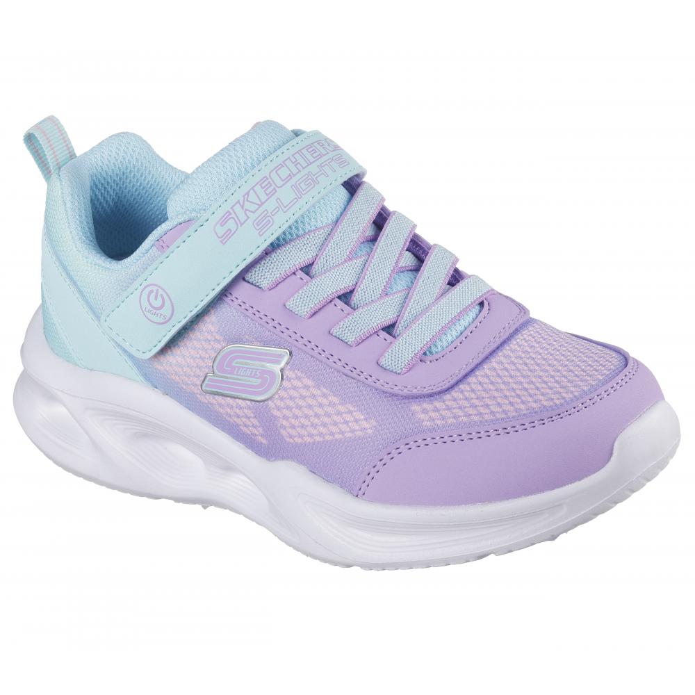 ZAPATILLA NIÑA SOLA GLOW OMBRE DELUX AZUL SKECHERS - 5