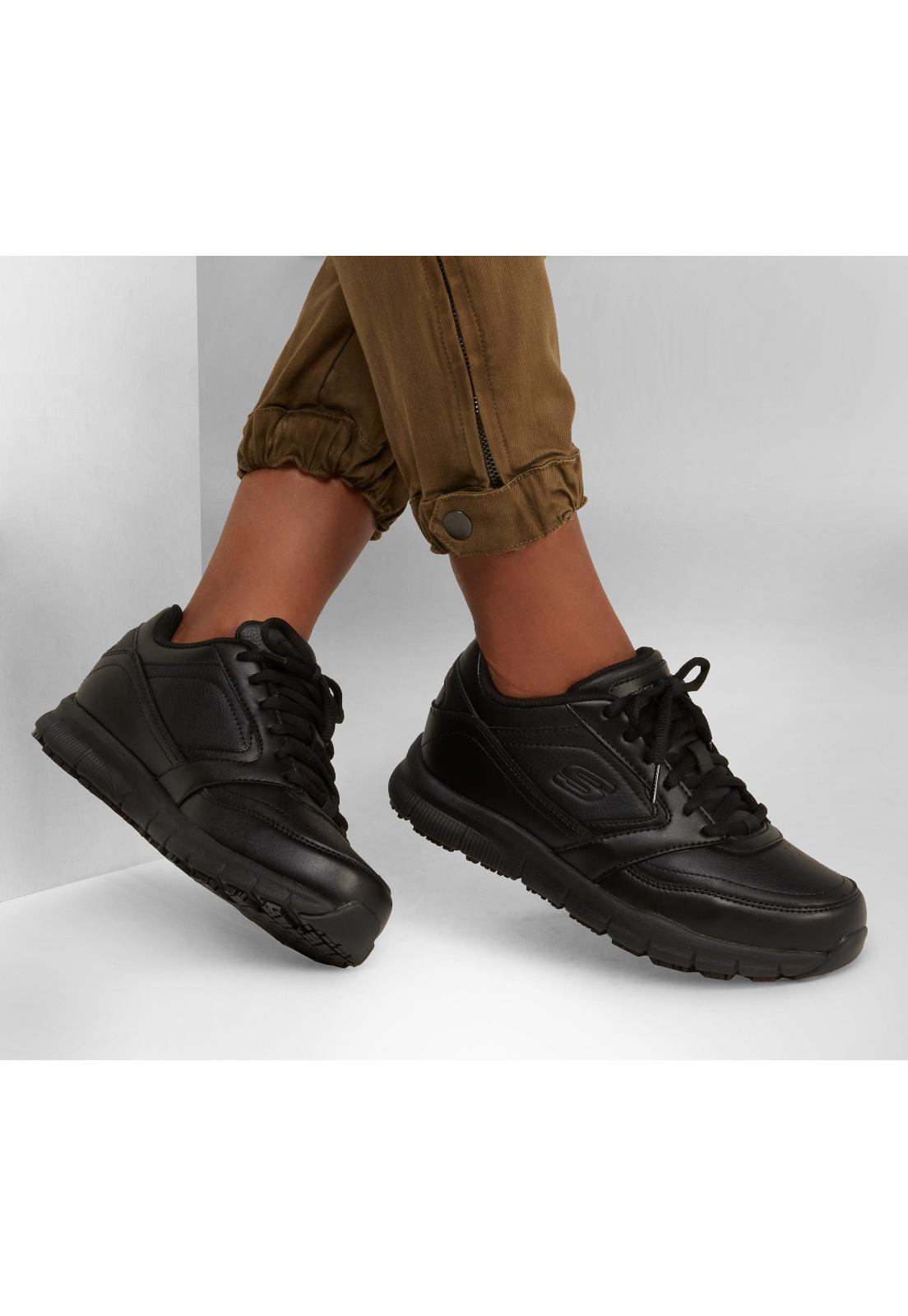 ZAPATILLA MUJER WORK NAMPA WYOLA NEGRO SKECHERS - 2