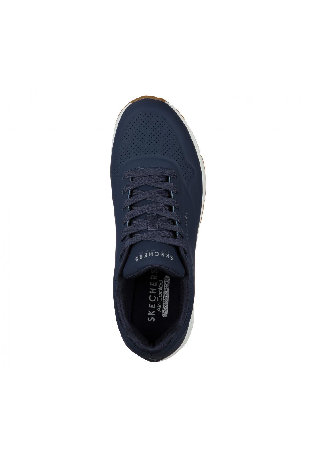 ZAPATILLA HOMBRE UNO - STAND ON AIR AZUL NY SKECHERS - 3