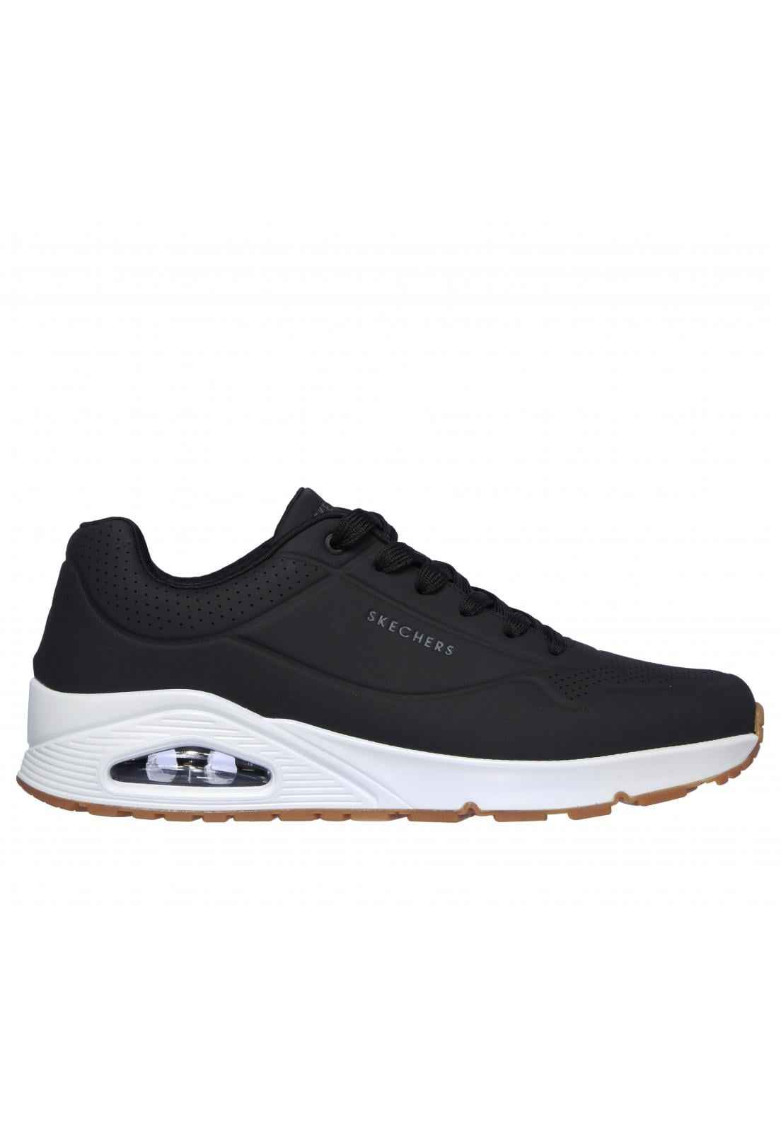 ZAPATILLA HOMBRE UNO STAND ON AIR DK NEGRO BLANCO SKECHERS - 1