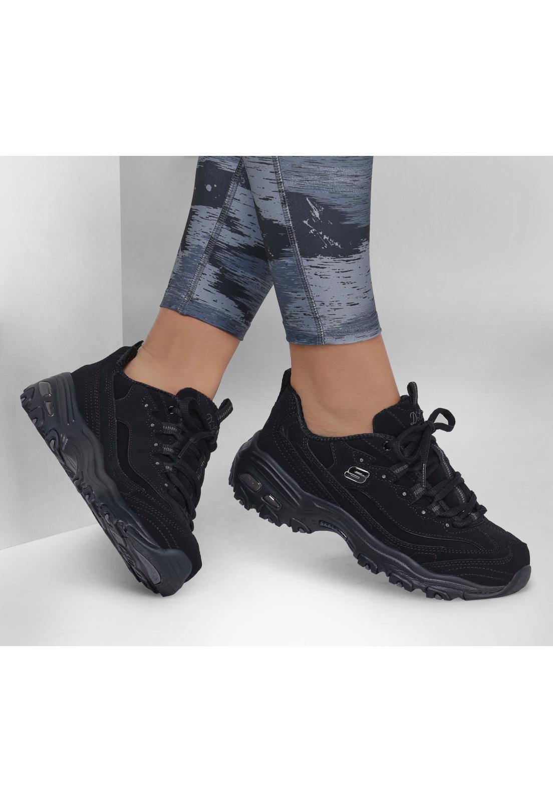 ZAPATILLA MUJER DLITES-PLAY ON NEGRO B1 SKECHERS - 2