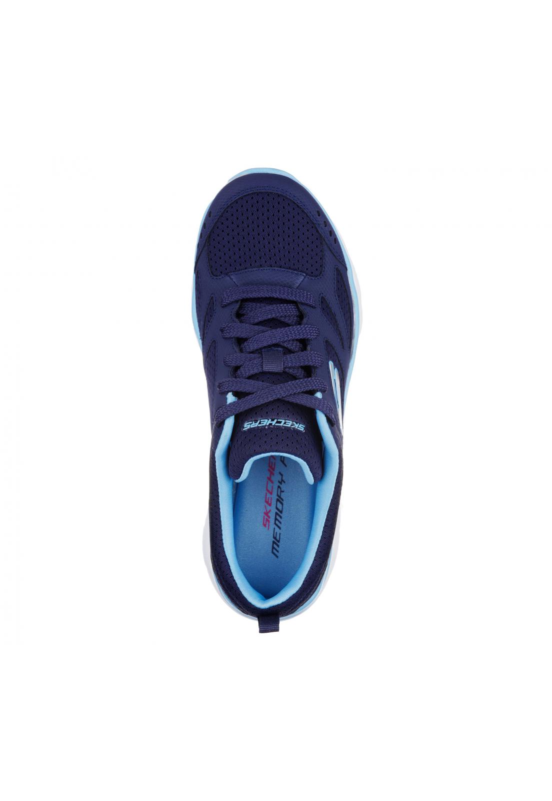 ZAPATILLA MUJER SUMMITS SUITED AZUL BL SKECHERS - 2