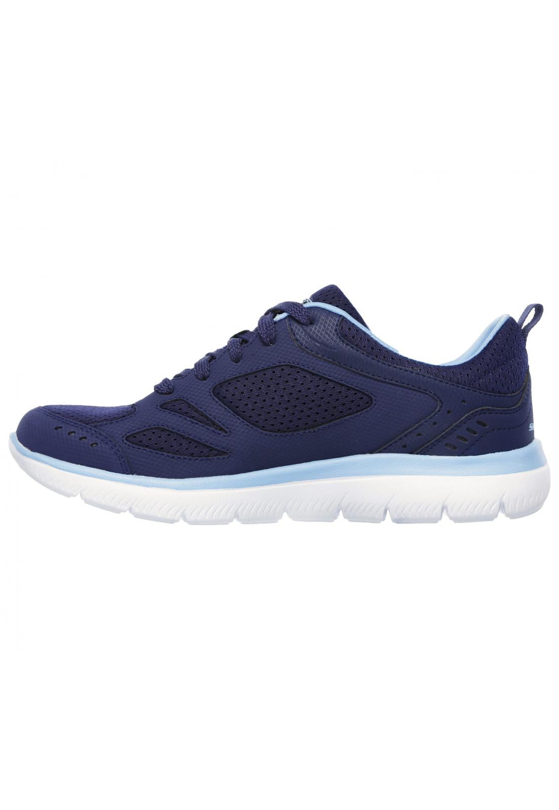 ZAPATILLA MUJER SUMMITS SUITED AZUL BL SKECHERS - 4