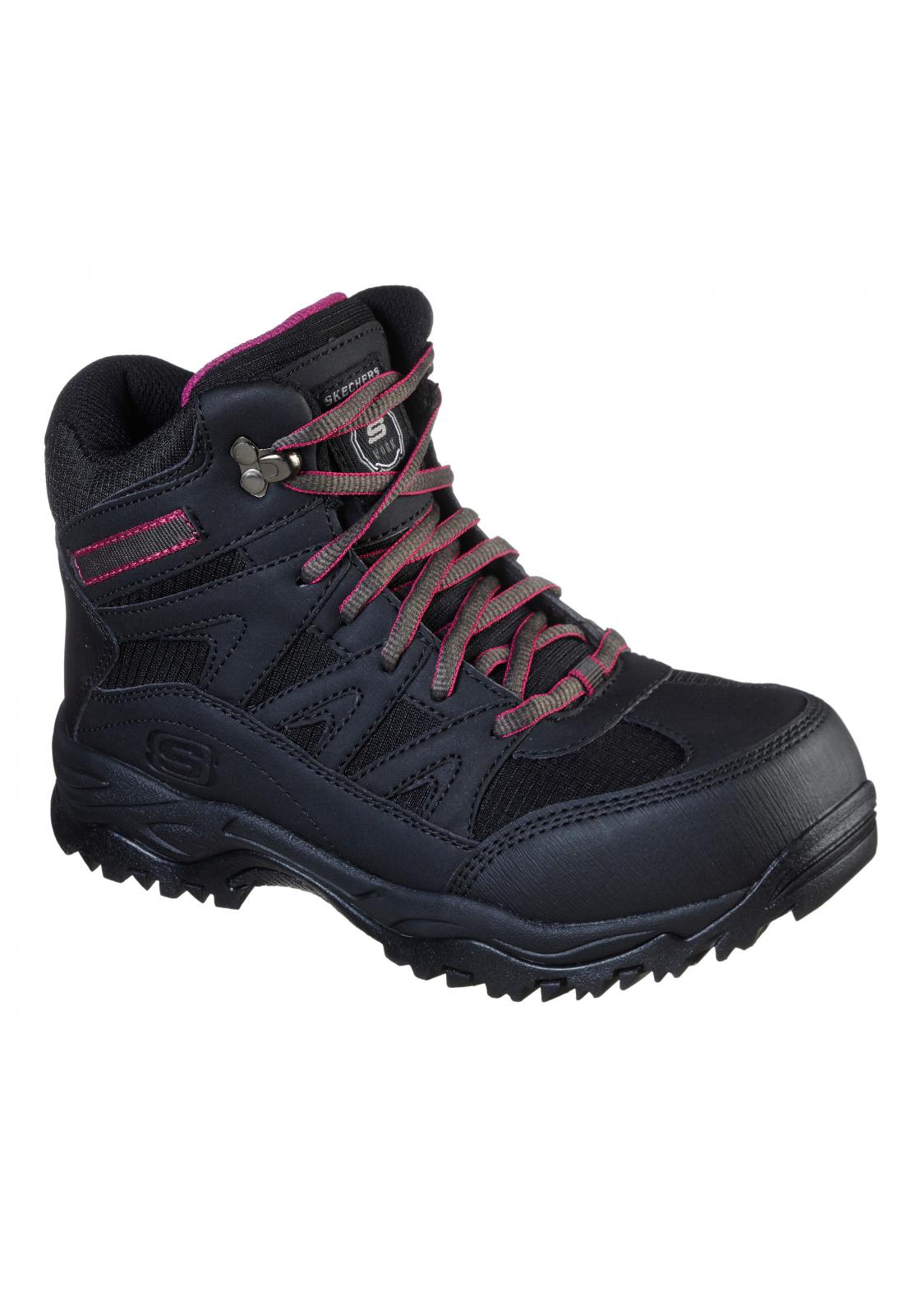 ZAPATILLA MUJER WORK POMERIA NEGRO SKEHCERS - 1