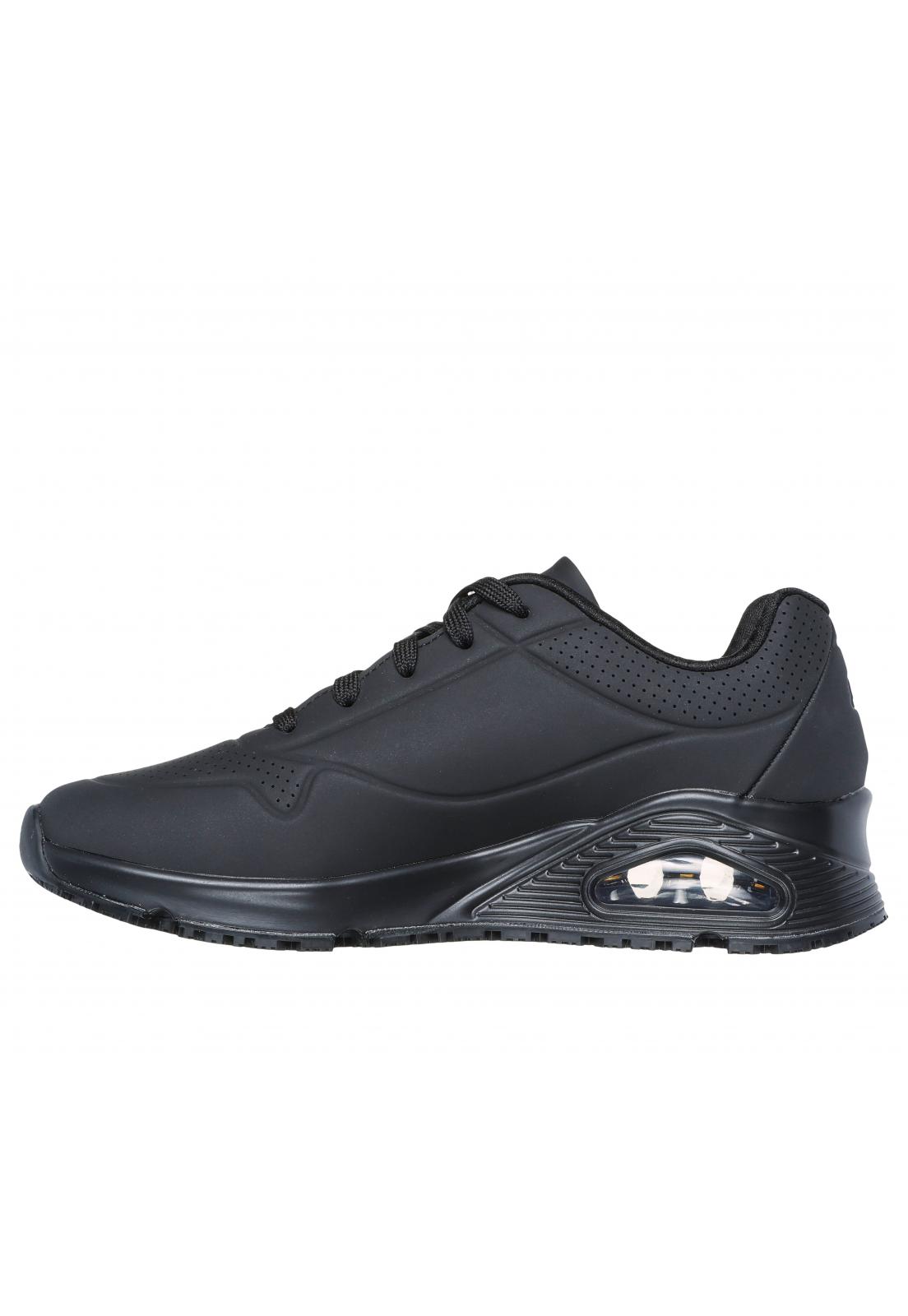 ZAPATILLA MUJER WORK UNO SR BL NEGRO SKECHERS - 4