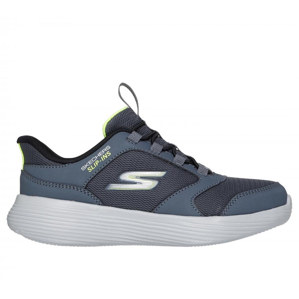 ZAPATILLA NIÑO GO RUN 400 V2 GRIS BK SKECHERS - 1