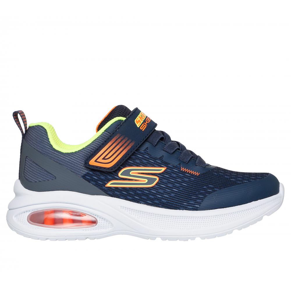 ZAPATILLA NIÑO MICROSPEC MAX ADVANCE AZUL CC SKECHERS - 3