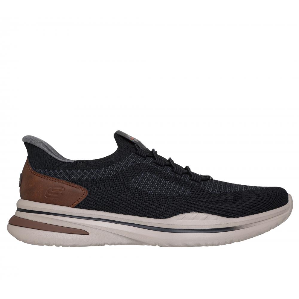 ZAPATILLA HOMBRE NORLAN BLK NEGRO SKECHERS - 1