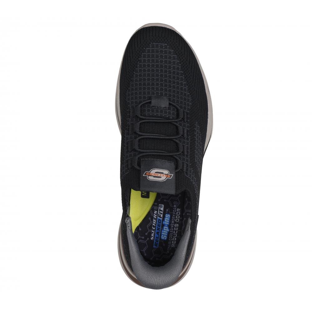 ZAPATILLA HOMBRE NORLAN BLK NEGRO SKECHERS - 2