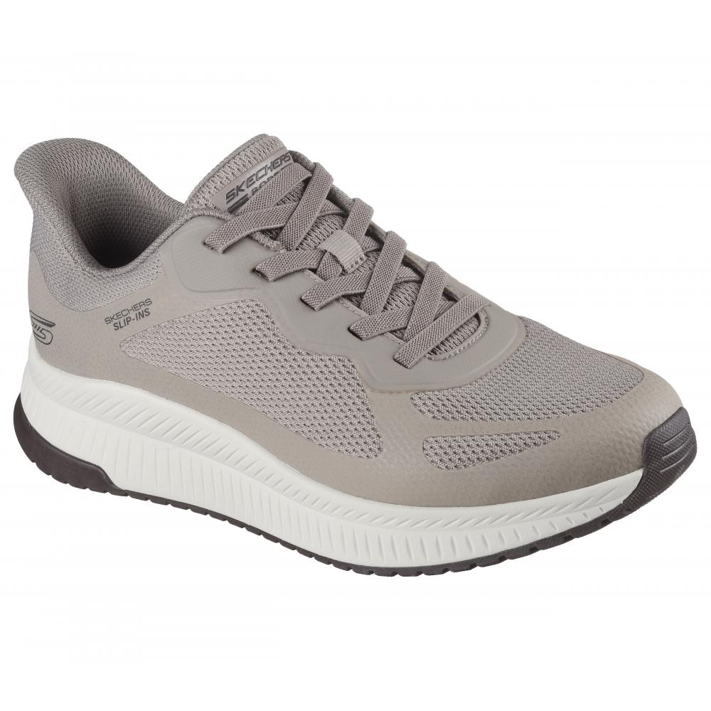 ZAPATILLA HOMBRE SLIPINS BOBSSPORTSQUADCHAOS4 BEIGE SKECHERS - 5
